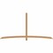 Ekena Millwork Bellingham Timber Gable Bracket, Western Red Cedar, 108"W x 54"H x 1 1/2"D x 3 1/2"F, 12/12 Pitch GBW108X54X0204BEL00SWR - alternate 1